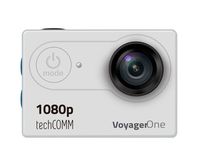 TechComm Voyager One Waterproof Sports Action Camera CMOS Sensor with 21 Accessory Bundle