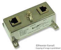 L-com Connectivity HGLN-CAT5-2 Surge Protector, Bulkhead, 10/100 Base-T Shielded Cat5, Power-Over-Ethernet Comp