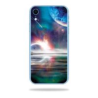 MightySkins Skin Compatible with Apple iPhone XR - Space Horizon | Protective, Durable, and Unique Vinyl Decal wrap Cover | Easy to Apply, Remove, and Change Styles | Made in The USA