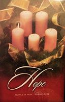 Christmas Bulletin/Stationery - Pkg. of 100... "HOPE" - Rejoice In Hope (Romans 12:12)