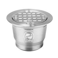 Sixpi Reusable Coffee Capsule Stainless Steel Filter Capsule Environmentally Friendly Decoration Multifunction Adjustable Holder Collision Protection Compact Design Easy to use