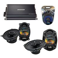 Compatible with Pontiac Bonneville 1994-1999 OEM Speaker Upgrade Harmony Speakers & CXA300.4 Amp (Renewed)