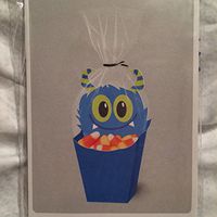 Blue Monster Cello Treat Kits (4cnt.) with Ties