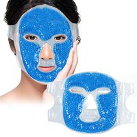 Bodi Gel Eye Mask Cold Pack - Heat Compress - Reduce Puffiness, Bags, Dark Circles, and Headaches with Ice Cover for Skin Care, Sinus Pressure, Sleep, Migraines