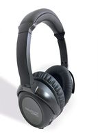 Ultra comfortable noise cancelling wireless headphones, Solitude WX1 premium wireless over-ear headset with microphone utilizes patented dual-drivers reducing background distractions, great for travel