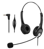 Callez 2.5mm Cordless Phone Headset Dual, Telephone Hands-Free Headset With N/C Mic For DECT AT&T ML17929 Panasonic KX-TCA430 KX-TS880 KX-T7630 KX-T7633 Cisco Vtech RCA Call Center Home Office(C402D1)