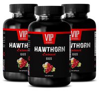 Digestive Capsules - Hawthorn Extract 665 - Improve Brain Function - 3 Bottles 360 Capsules