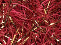 Red & Gold Veryfine Cut Paper Shred 10 lb Box ~ Spring-fillÂ Shred - WRAPS-SP10RG