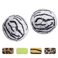 Star Top Deluxe Pre Cut Walker Tennis Ball Glides - Walkers Legs Universal Precut Glide Balls, Accessories Gifts for Elderly Seniors or Medical Rehab (Zebra)