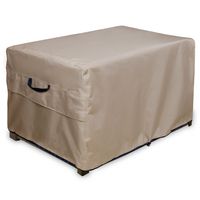 ULTCOVER Patio Deck Box Storage Bench Cover - Waterproof Outdoor Rectangular Fire Pit Table Covers 44 x 28 inch