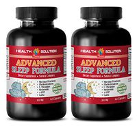 mucuna Bulk - Advanced Sleep Formula 952MG - Sleeping aid Pills - 2 Bottles (120 Capsules)