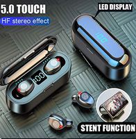 H&A Bluetooth V5.0 Earphones Wireless Earphones Stereo Sports Wireless Earphones Headset 2000mAh Power for iPhone Xiaomi