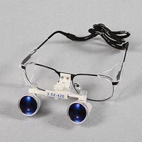 New Dental Surgical Medical Binocular Loupes Glasses Magnifier 3.5X 420mm Hot