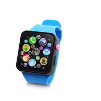 Aoile Children Multi-Function Toy Watch Touch Screen Smartwatch Wristwatch for Early Education Blue Watch Strap