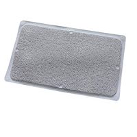 GHHZZQ Bathroom Rugs Massage Non-Slip Strong Sucker PVC Toilets Kitchen Foot Pad Household Bathtub Mat, 6 Colors, 0.4 cm Thick, 43x73cm (Color : White, Size : 42x91cm)