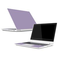 Mightyskins Skin Compatible with Lenovo Chromebook C330 (2018) - Solid Lavender | Protective, Durable, and Unique Vinyl Decal Wrap Cover | Easy to Apply, Remove, and Change Styles | Made in The USA