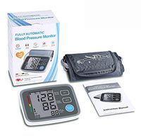 Intelligent Medically Certified Upper Arm Type Sphygmomanometer Home Travel Blood Pressure Measuring Instrument Voice Time Date Heart Rate Large LCD Blood Pressure Pulse Heart Rate Precision Detector