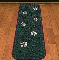 Natural Pebbles Reflexology Massage Mat,Relieve Fatigue and Soreness Mothers Day Health Care Yoga Mat