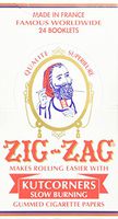 Zig Zag White Cut Corners Cigarette Rolling Papers (24 Booklets Retailers Box)