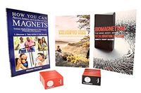 SaveMeMagnets Recalibration Biomagnetism Magnetic Therapy DIY Kit (3 Books, 10 Encased Ceramic Magnets)