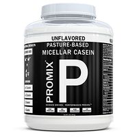 100% Casein Protein Powder I PROMIX Unflavored Micellar I USA Pastures I ONLY 1 Ingredient I Stimulate Muscle Growth & Recovery Slow Release Amino I Preservative Free Keto Bulk 1LB- No Soy, Gluten
