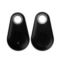 Weite Anti-Lost Theft Device, [2 Pieces] Alarm Bluetooth Remote GPS Tracker Child Pet Bag Wallet Key Finder Phone Box (Black)