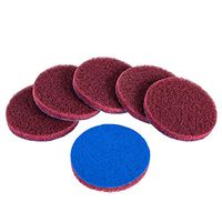 Kichwit 6-Pack Replacement Scrub Pads, Red (4 Inch)