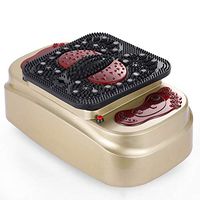 RUIXFFO Adjustable Electric Foot Massager Red Light Super Long Wave 28 Magnets High Frequency Spiral Massage Deep Kneading to Relieve Foot Pain Relax, Yellow