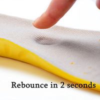 Shoe Insoles, Memory Foam Insoles, Providing Excellent Shock Absorption and Cushioning for Feet Relief, Comfortable Insoles for Men and Women for Everyday Use. (Yellow, L [US M: 8-12/W: 10-15])