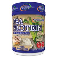 Fusion Plant Based Vegan Protein – Vanilla Cinnamon Swirl, Best Pure Raw Complete Sports Performance Meal Replacement Shake, Gluten-Free, Sugar-Free, 12 Servings, by Fusion Diet Systems