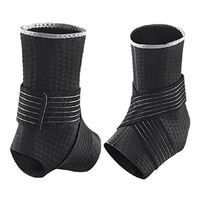 A Pair Adults Neoprene Ankle Braces Compression Sleeve Adjustable Sports Foot Tendon Support Stabilizer Wrap Straps Protector Guard for Injury Prevention & Protection for Sprains,Sore,Arthritic Ankles