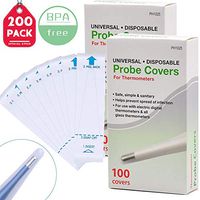 Digital Probe Covers Thermometer 200 PCS, Disposable Universal Electronic Thermometer Cover, Sterile and Safe Thermometers Sleeve Prevent Cross-Contamination