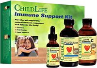 Immune Support 3-Pack for Kids by ChildLife Essentials – Liquid Vitamin C, Echinacea and First Defense Immune Formula with Olive Leaf Extract, St John’s Wort and Zinc – Tasty Natural Flavor