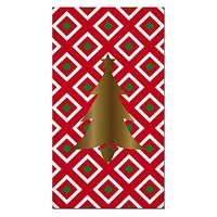 Holiday Christmas Tree Napkins - 16 Count, 15.75" x 13"