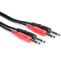 Hosa CPP-204 Dual 1/4" TS to Dual 1/4" TS Stereo Interconnect Cable, 4 Meters