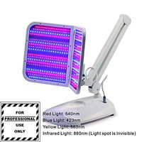 ROCSTDM LED Skin Rejuvenation Photon Therapy Mask PDT Light Therapy Machine for Wrinkle Remover Face and Neck Infrared PET Lamp Physical Therapy Machine