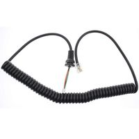 AOER Microphone Cable Cord for Yaesu Radio MH-36-B6J FT-90R FT-100 FT-100D FT-2600M FT-3000M FT-8000R FT-8100R