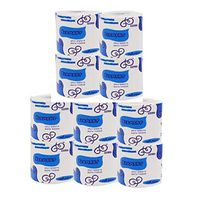 Lankcook 10 Roll 3PLY Sheet Bath Tissue Toilet Paper Roll Paper ECO Print Bamboo Interesting Home Paper Table Kitchen Pape