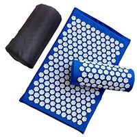 Lotus Acupuncture Massage Pads Back and Neck Pain Relief Acupressure Mat and Pillow Set Relieves Stress, Back, Neck, and Sciatic Pain