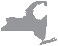 hBARSCI Adirondack Region Vinyl Decal - 5 Inches - for Cars, Trucks, Windows, Laptops, Tablets, Outdoor-Grade 2.5mil Thick Vinyl - Gray