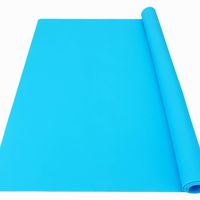 27.5 x 19.6 inches Oversize Silicone Mats, Gartful Nonstick Silicone Craft Sheets for Resin Molds, Multipurpose Countertop Mats for Epoxy Resin, Glitter Slime, Paint, Blue