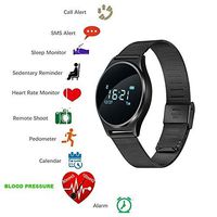 Sports Smartwatch Fitness Tracker with Heart Rate/Blood Pressure Monitor Smart Wristband Call/Messages Reminder Activity Tracker Sleep Monitor for Iphone Ios Android M7