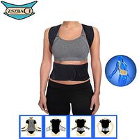 Breathable Back Support and Lumbar Lower Back Brace Provides Back Pain Relief - Adjustable Size with Waist Support Wide Straps Comfortable for Men Women` (L)