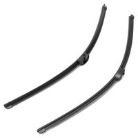 Funnytoday365 2 Pcs Frameless Rubber Rain Window Windshield Wiper Blade For Vw/Volkswagen/Touareg/Porsche/Cayenne 2008-2014