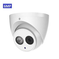 6MP Outdoor PoE IP Camera IPC-HDW4631C-A 3.6mm, Dome Security Camera with Audio, Built-in Mic, IR 164ft Night Vision, Smart H.265+ WDR, IVS, ONVIF, IP67, International Version