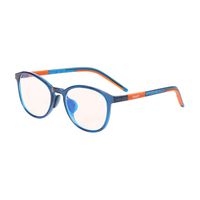 Kids Computer Glasses Video Gaming Glasses - Blue Light Blocking Glasses for Digital Screen Anti Harmful Blue Light/UV400 Good Choice to Protect Children's Eyesight - Suit for Age 2-14 (Orange)