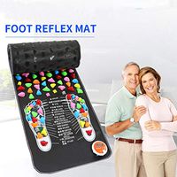 JJDD'G Reflexology Foot Massage Acupressure Mat, Foot Massage Stone Mat Acupoint Mat for Acupressure Relaxes The Nerve Ache Ease Tiredness of The Muscle