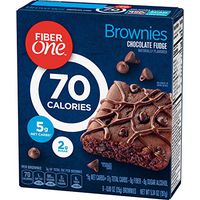 Fiber One Brownies, 70 Calorie Bar, 5 Net Carbs, Snacks, Chocolate Fudge, (pack of 8 - 6ct/pack)