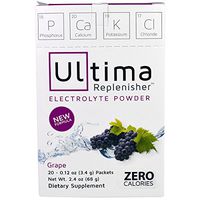 Ultima Health Products, Ultimata Replenisher Electrolye Powder, Grape, 20 Packets, 0.12 oz (3.4 g) - 2PC