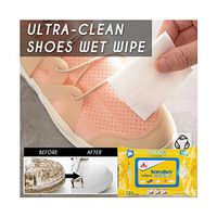 Disposable Shoes Cleaning Wipes,Wet Wipes, Alcohol Free,Premoistened Individual Seal Shoe Shine Wipes,Clean & Renew Leather Wipes, Quick Way to Polish Shoes,for All Leather Colors (30 Pieces A)